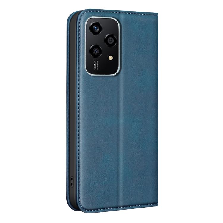 For Hono 200 Lite Global BINFEN COLOR Calfskin Texture Magnetic RFID Vegan Leather Phone Case