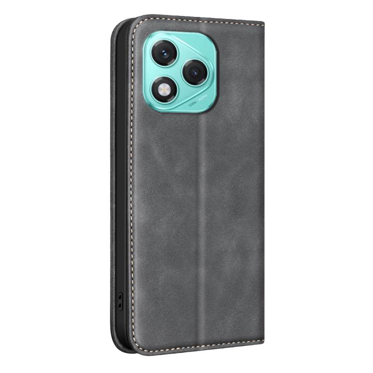 For Hono 400 Lite Global BINFEN COLOR Calfskin Texture Magnetic RFID Vegan Leather Phone Case