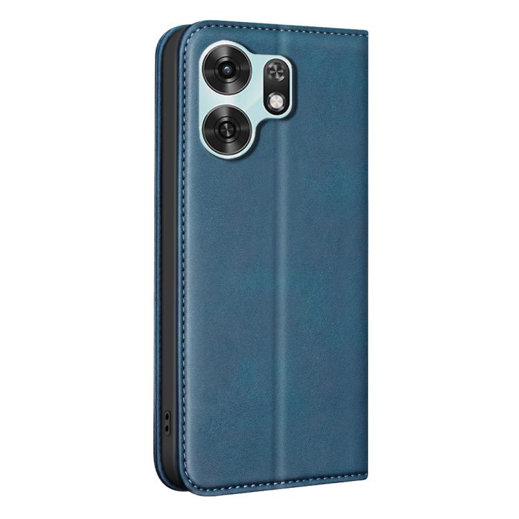For Hono X6d 5G BINFEN COLOR Calfskin Texture Magnetic RFID Vegan Leather Phone Case
