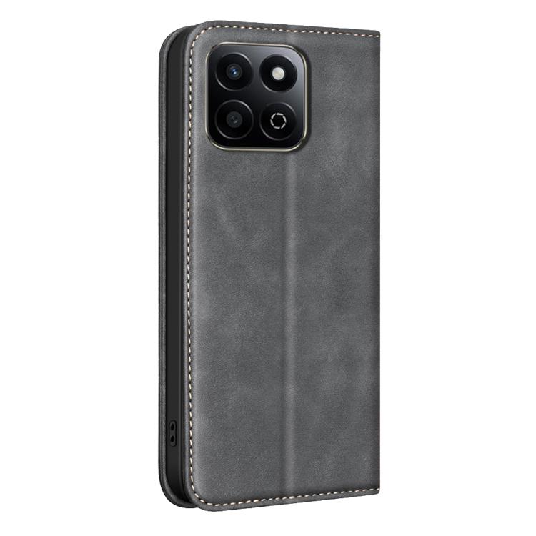 For Hono X7c 4G/5G/200 Smart BINFEN COLOR Calfskin Texture Magnetic RFID Vegan Leather Phone Case