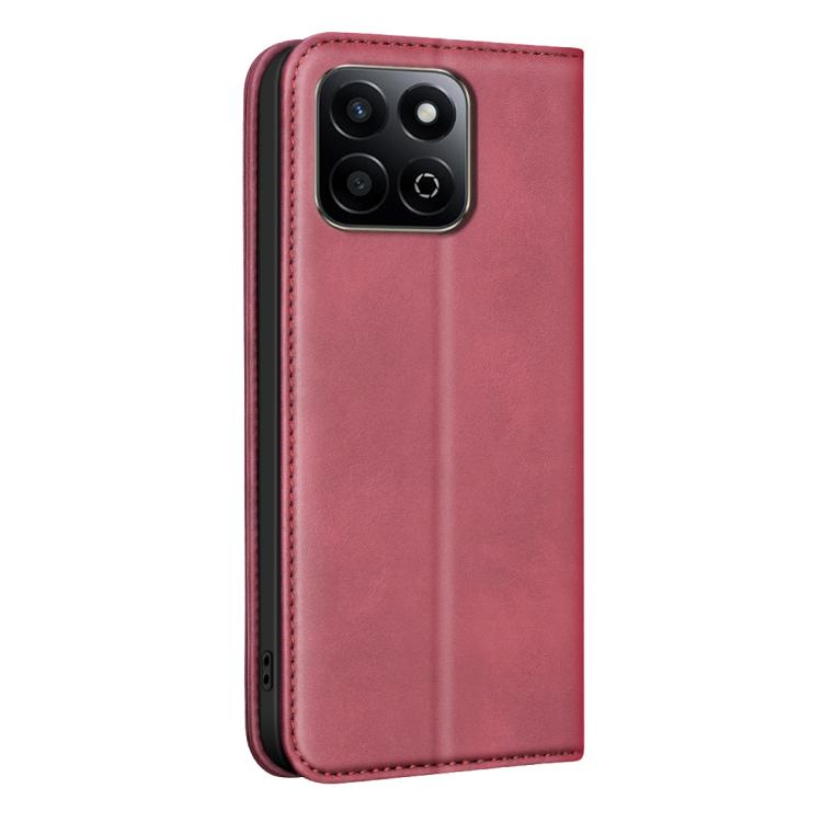 For Hono X7c 4G/5G/200 Smart BINFEN COLOR Calfskin Texture Magnetic RFID Vegan Leather Phone Case