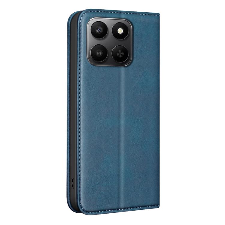 For Hono X7d 5G Global BINFEN COLOR Calfskin Texture Magnetic RFID Vegan Leather Phone Case