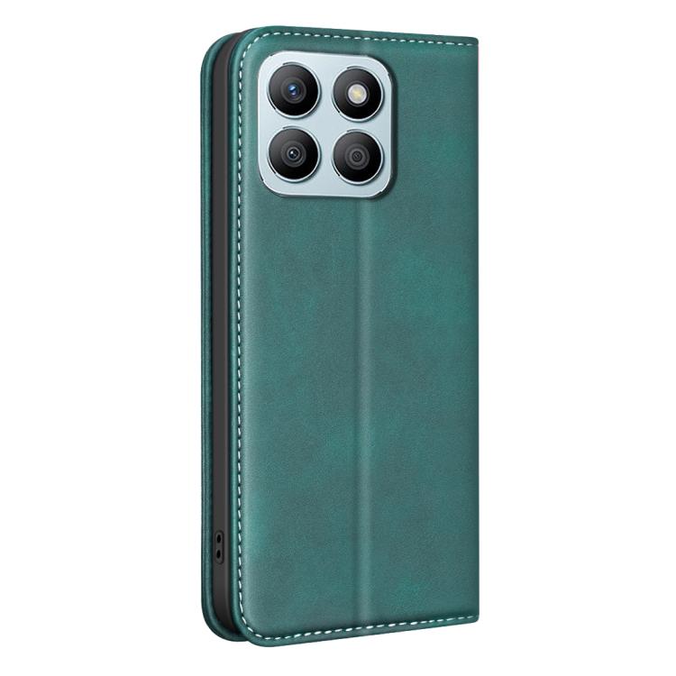 For Hono X8b BINFEN COLOR Calfskin Texture Magnetic RFID Vegan Leather Phone Case