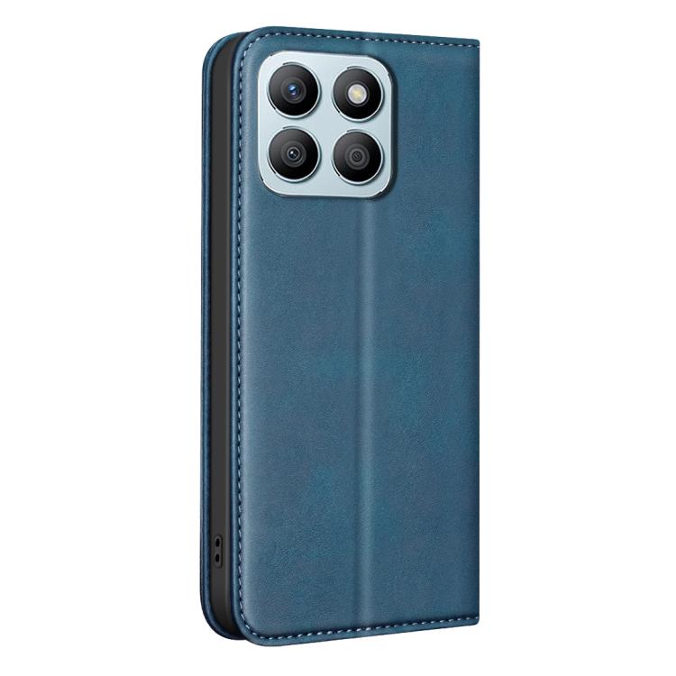 For Hono X8b BINFEN COLOR Calfskin Texture Magnetic RFID Vegan Leather Phone Case
