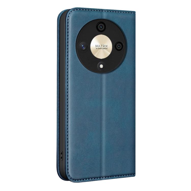 For Hono X9b / Magic6 Lite 5G BINFEN COLOR Calfskin Texture Magnetic RFID Vegan Leather Phone Case