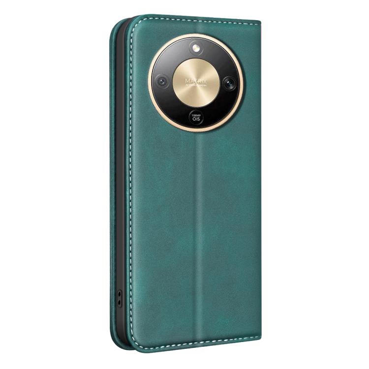 For Hono X9d 5G BINFEN COLOR Calfskin Texture Magnetic RFID Vegan Leather Phone Case