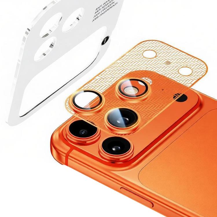 For iPhone 17 Pro Max XDcase Nickel Alloy Integrated Cicada Wing Hollow Base Lens Protector