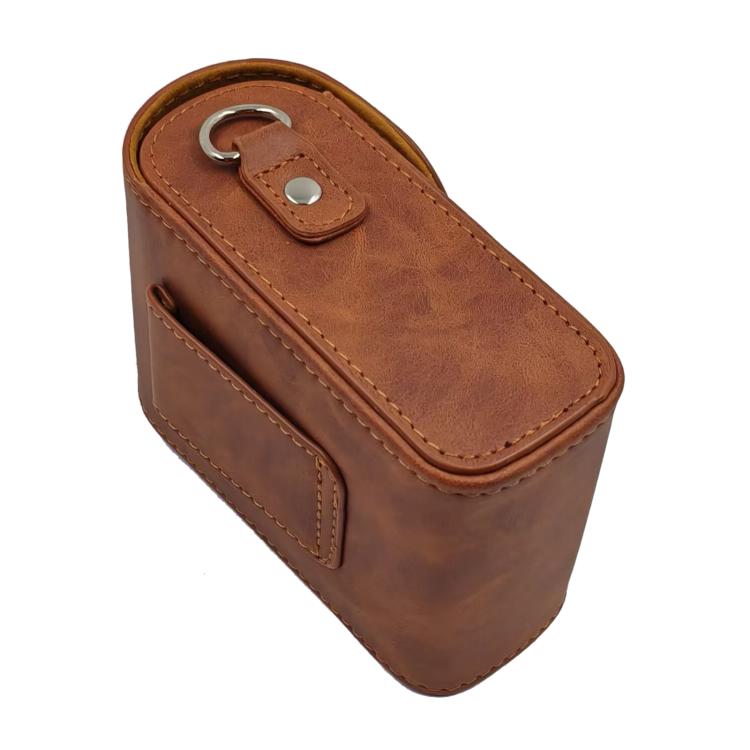 For Canon PowerShot G7 X Mark II / G9 X III Full Body Retro Vegan Leather Camera Case Bag with Strap
