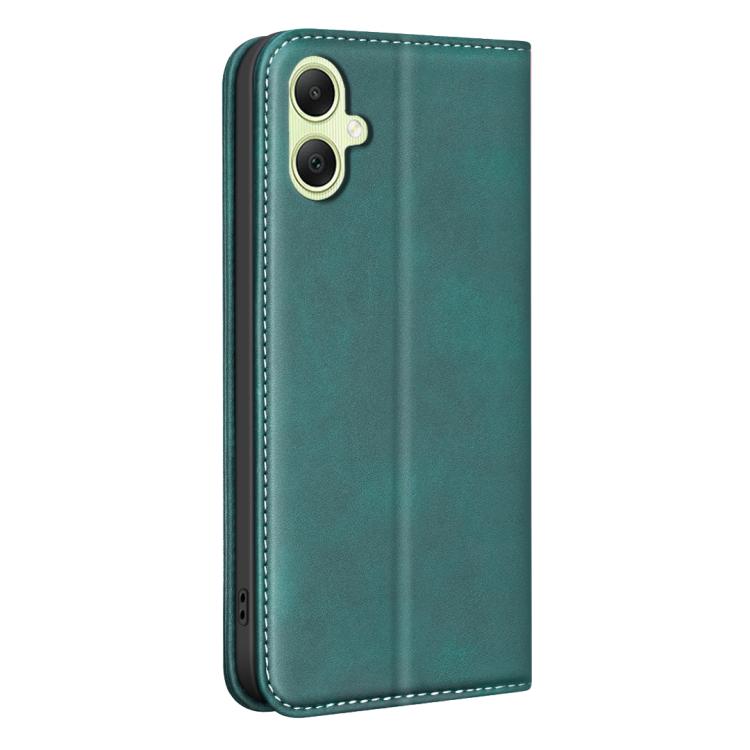 For Samsung Galaxy A06/A07 4G/5G BINFEN COLOR Calfskin Texture Magnetic RFID Vegan Leather Phone Case