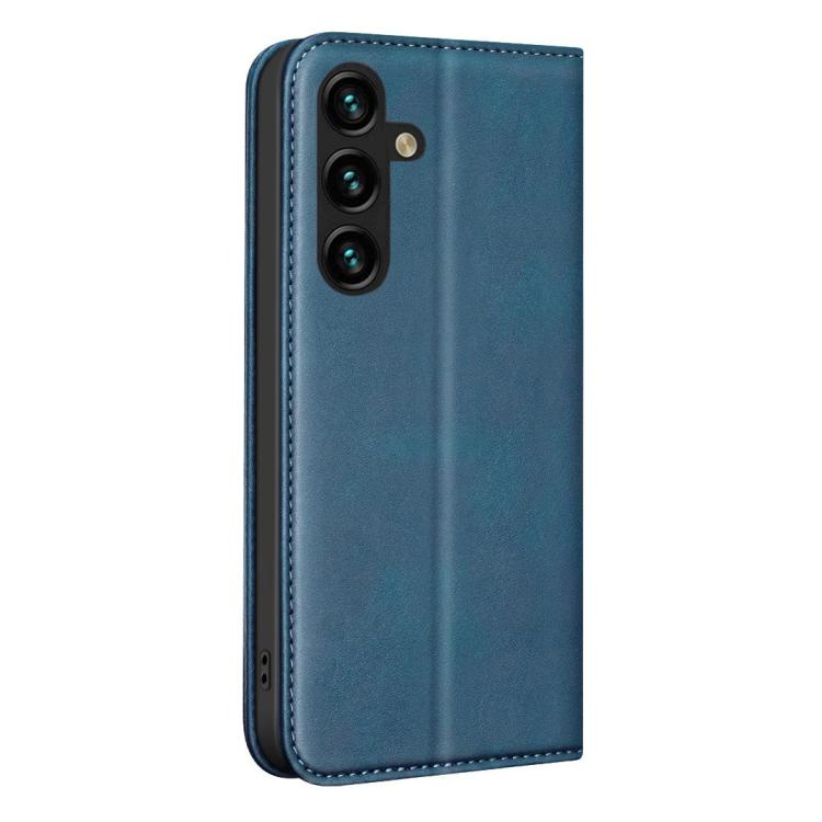 For Samsung Galaxy A15 4G/5G BINFEN COLOR Calfskin Texture Magnetic RFID Vegan Leather Phone Case