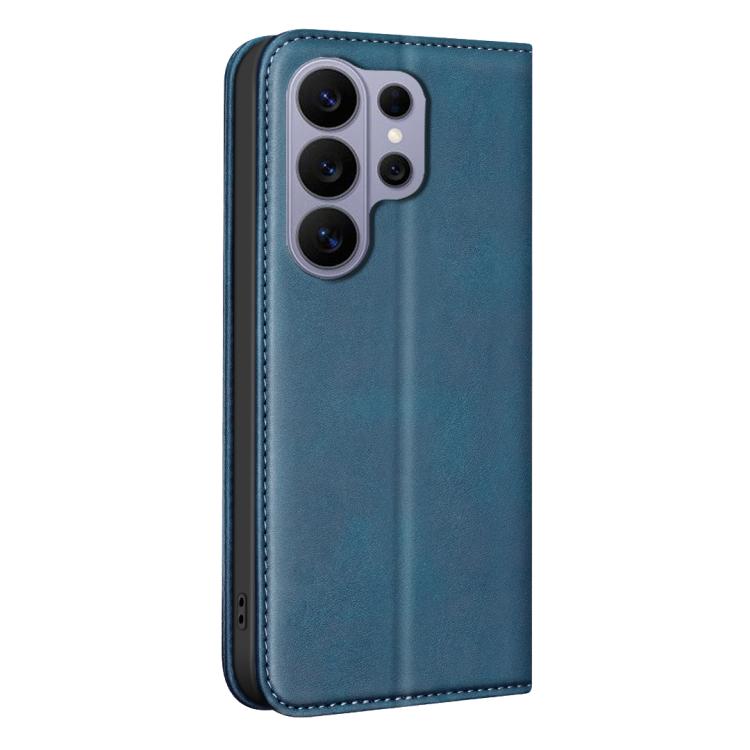 For Samsung Galaxy S26 Ultra 5G BINFEN COLOR Calfskin Texture Magnetic RFID Vegan Leather Phone Case