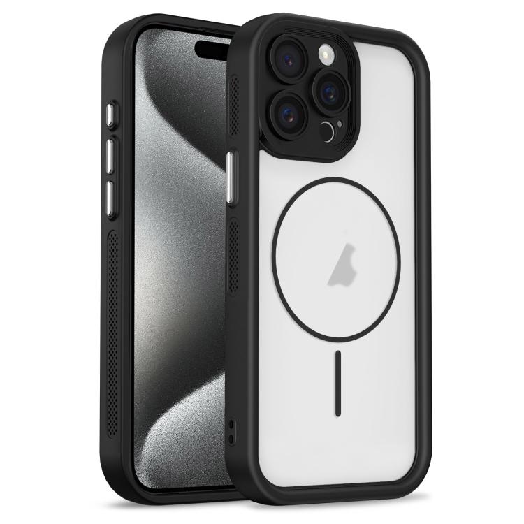For iPhone 15 Pro Max Heavenly Eye Magnetic TPU Hybrid PC Phone Case