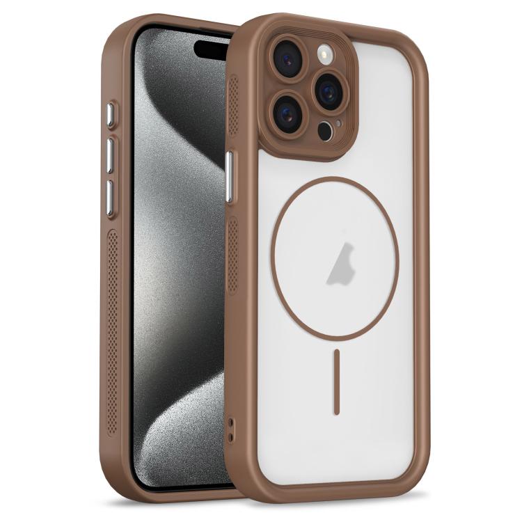 For iPhone 15 Pro Heavenly Eye Magnetic TPU Hybrid PC Phone Case