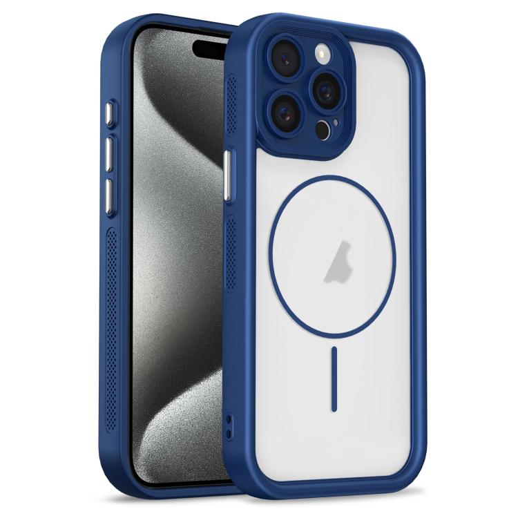 For iPhone 15 Pro Heavenly Eye Magnetic TPU Hybrid PC Phone Case