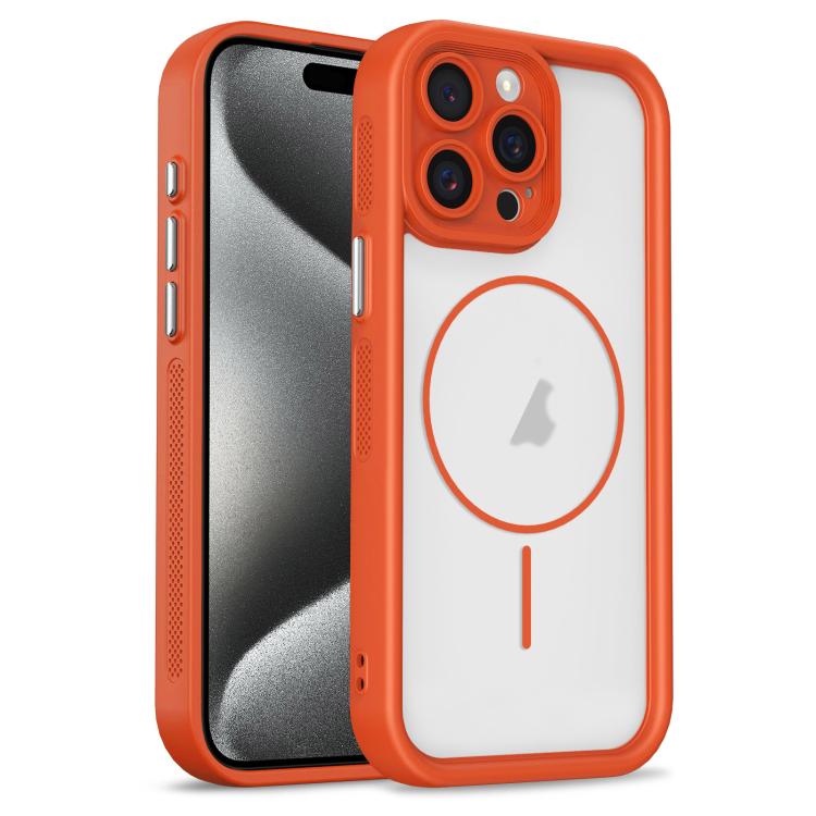 For iPhone 15 Pro Heavenly Eye Magnetic TPU Hybrid PC Phone Case