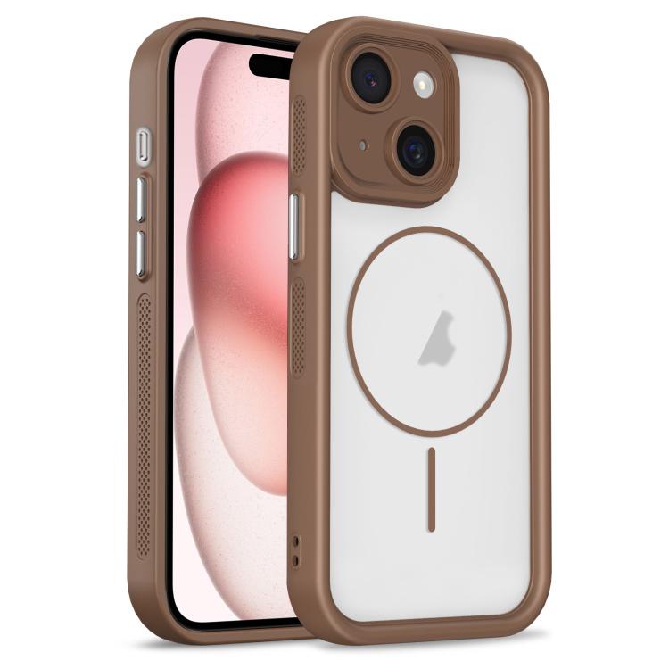 For iPhone 15 Heavenly Eye Magnetic TPU Hybrid PC Phone Case