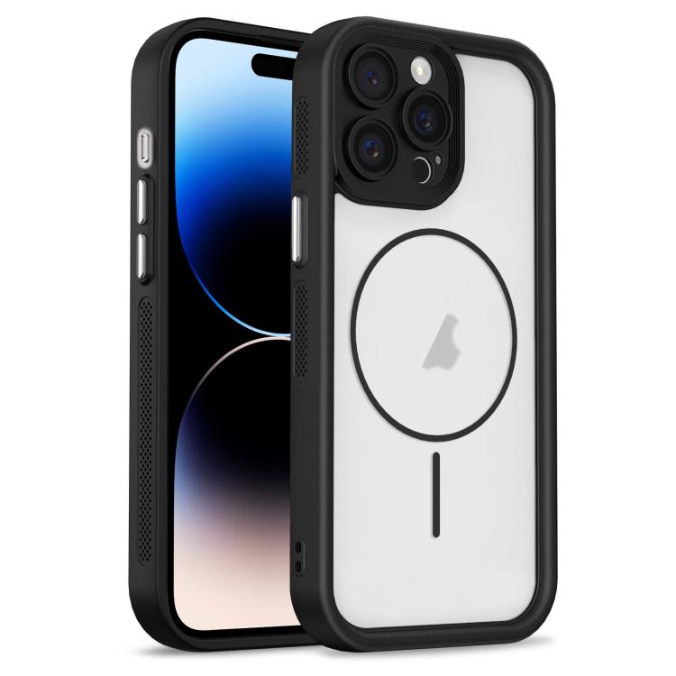For iPhone 14 Pro Max Heavenly Eye Magnetic TPU Hybrid PC Phone Case