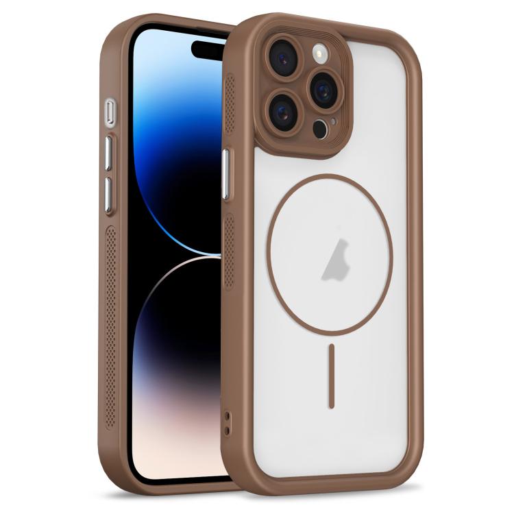 For iPhone 14 Pro Max Heavenly Eye Magnetic TPU Hybrid PC Phone Case