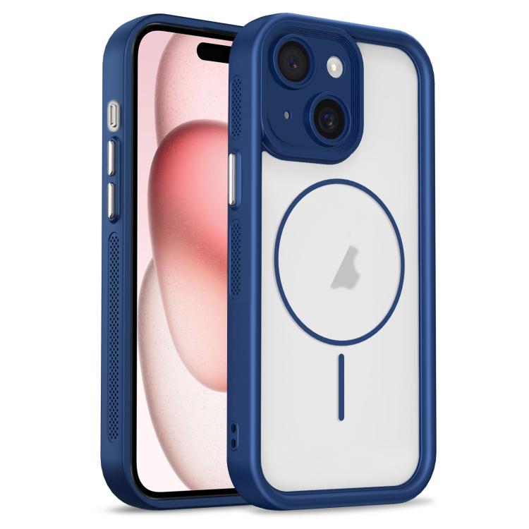 For iPhone 15 Plus Heavenly Eye Magnetic TPU Hybrid PC Phone Case