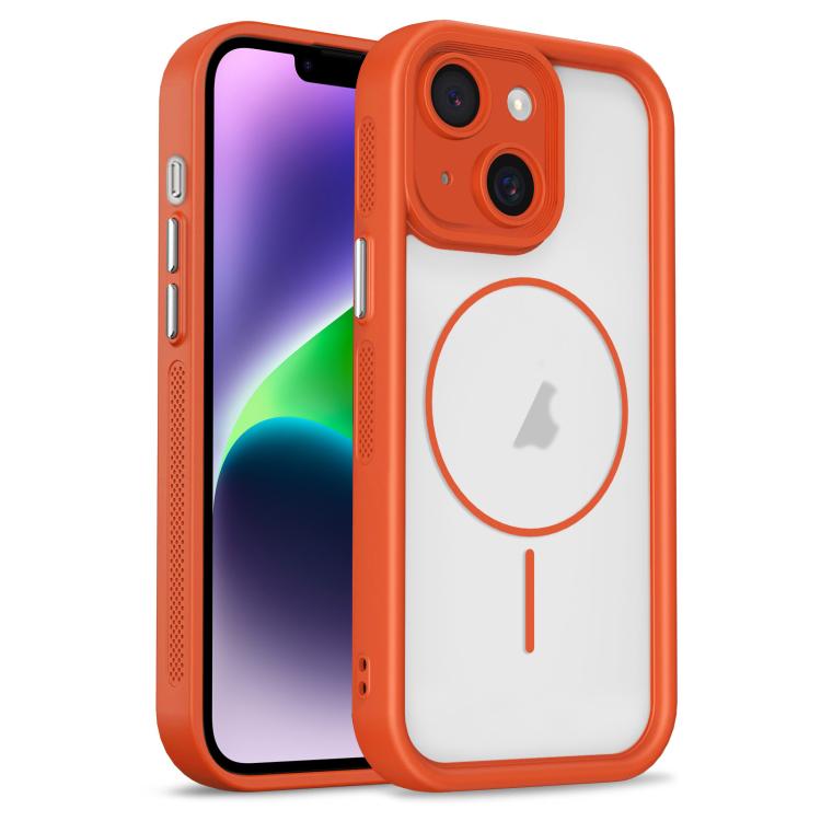 For iPhone 14 Plus Heavenly Eye Magnetic TPU Hybrid PC Phone Case