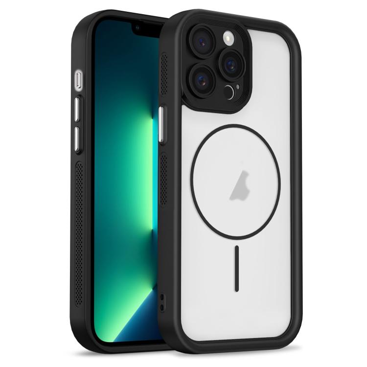 For iPhone 13 Pro Max Heavenly Eye Magnetic TPU Hybrid PC Phone Case