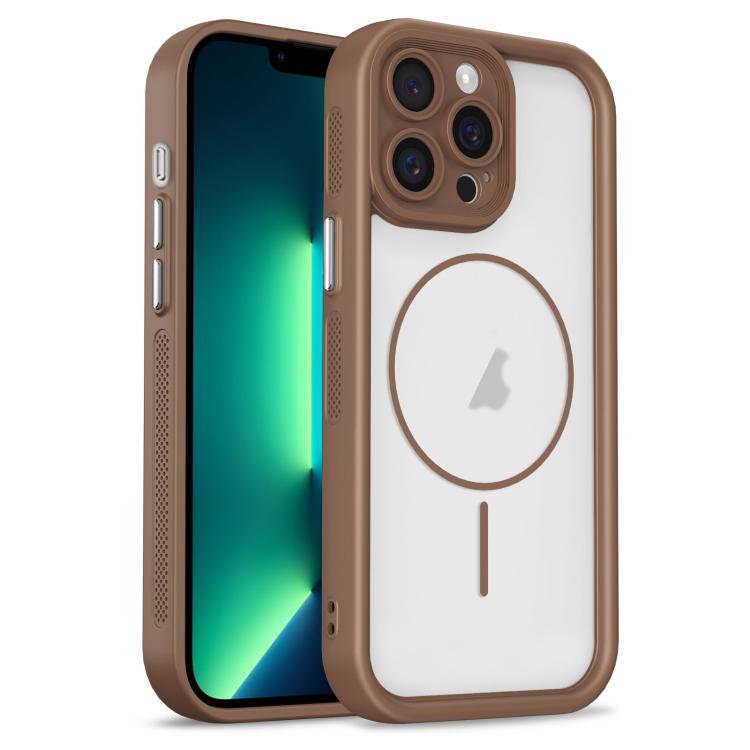 For iPhone 13 Pro Max Heavenly Eye Magnetic TPU Hybrid PC Phone Case