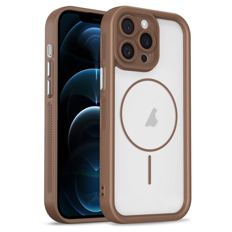 For iPhone 12 Pro Max Heavenly Eye Magnetic TPU Hybrid PC Phone Case