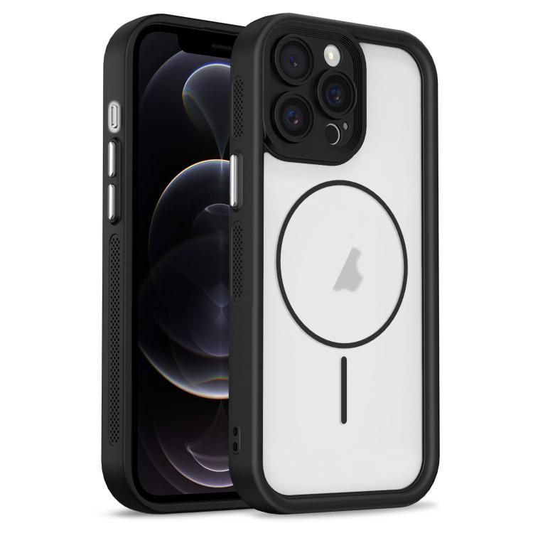 For iPhone 12 Pro Heavenly Eye Magnetic TPU Hybrid PC Phone Case