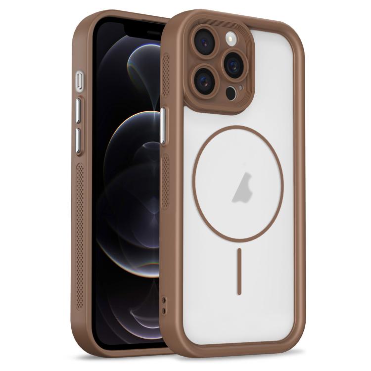 For iPhone 12 Pro Heavenly Eye Magnetic TPU Hybrid PC Phone Case