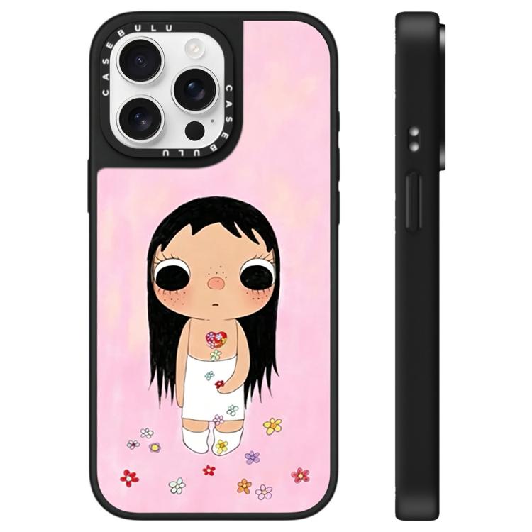 For iPhone 15 Pro YUY Series Pattern Mirror Phone Case