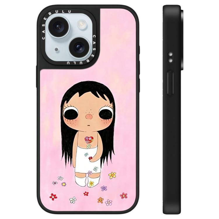 For iPhone 15 Plus YUY Series Pattern Mirror Phone Case