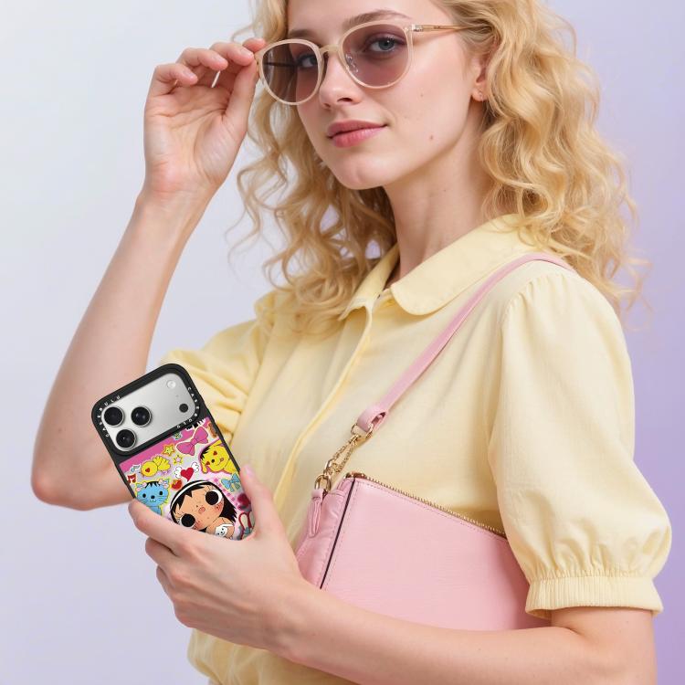 For iPhone 15 Pro Max YUY Series Pattern Mirror Phone Case