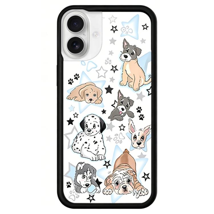For iPhone 17 WildFlow Cartoon Party Series Pattern Phone Case