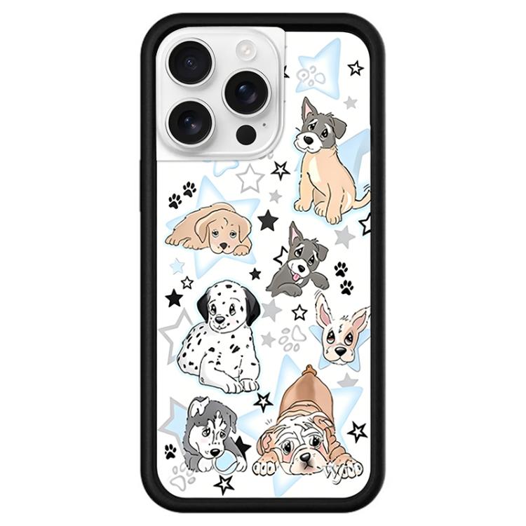 For iPhone 15 Pro Max WildFlow Cartoon Party Series Pattern Phone Case