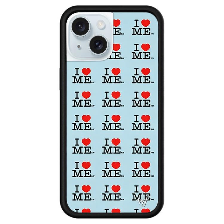 For iPhone 15 WildFlow Cartoon Party Series Pattern Phone Case