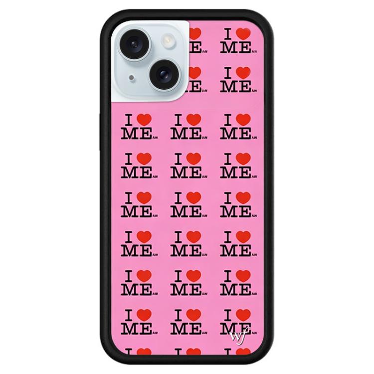 For iPhone 15 WildFlow Cartoon Party Series Pattern Phone Case