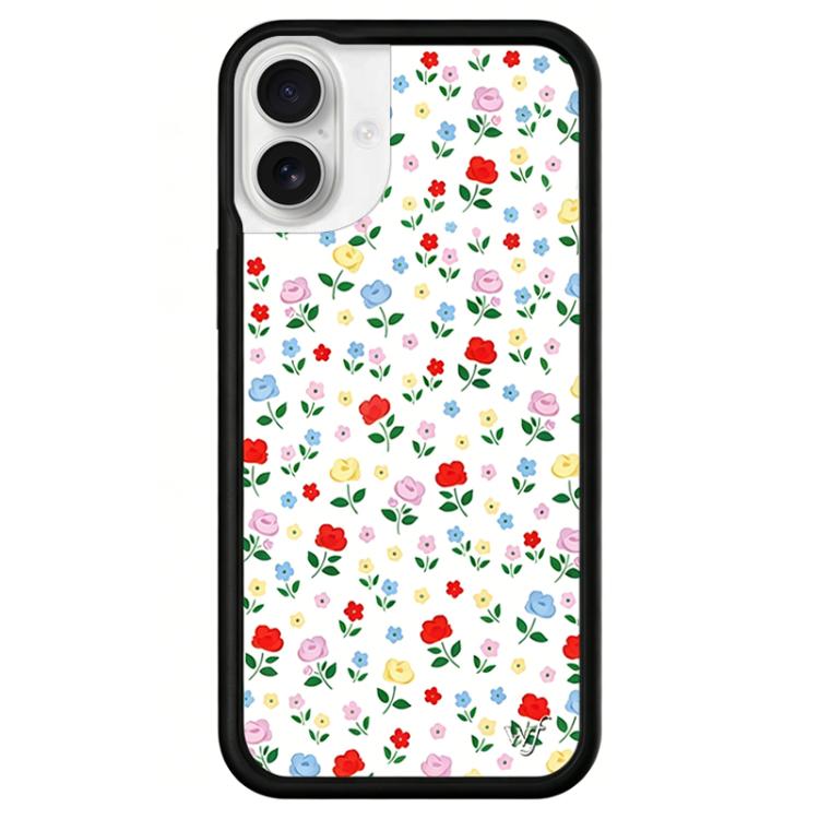For iPhone 16 WildFlow Stars Series Pattern Phone Case
