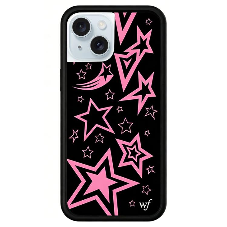 For iPhone 15 Plus WildFlow Stars Series Pattern Phone Case