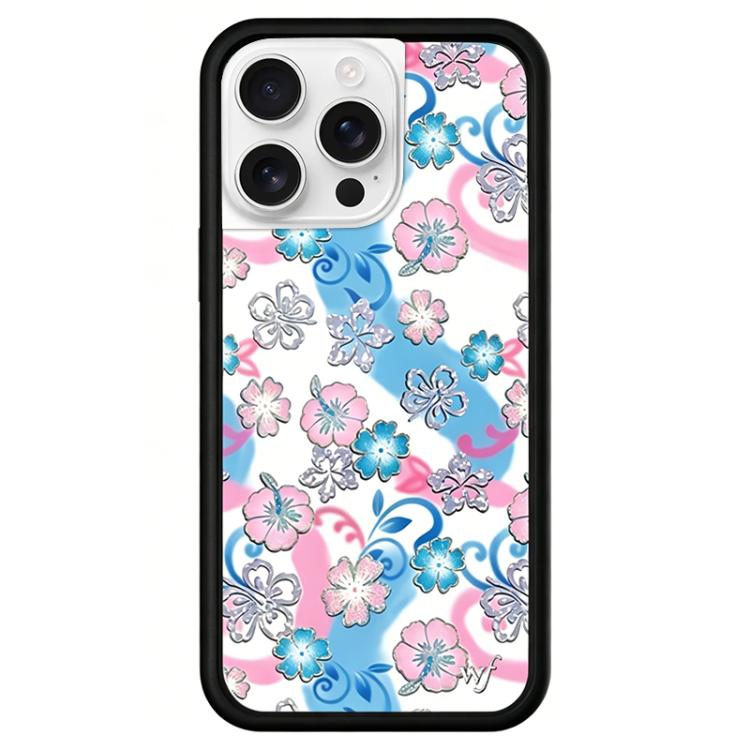 For iPhone 15 Pro Max WildFlow Floral Series Pattern Phone Case