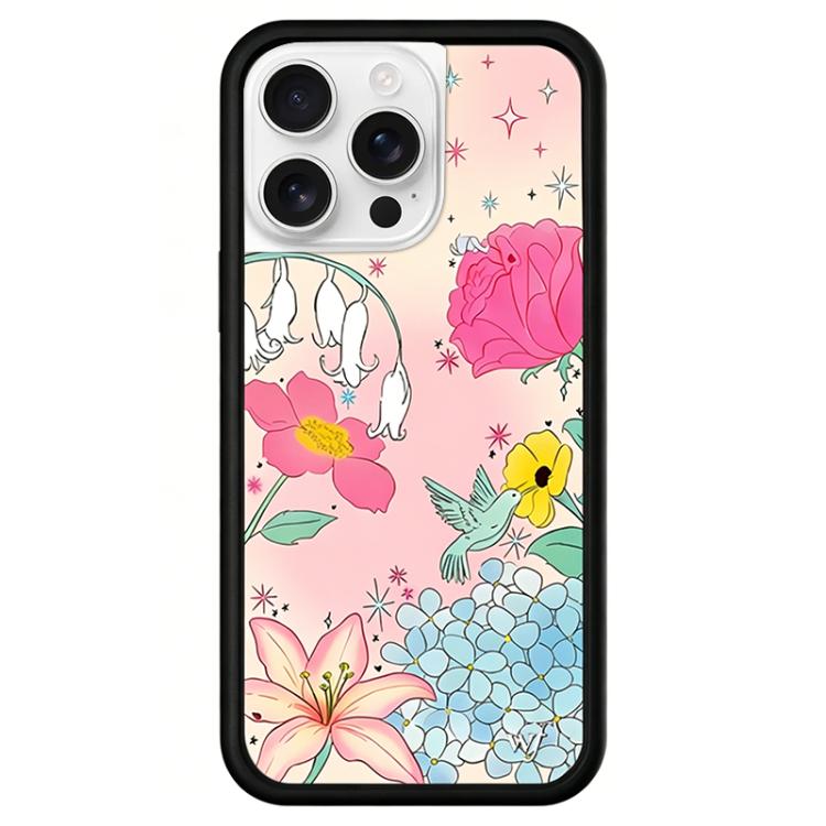 For iPhone 15 Pro WildFlow Floral Series Pattern Phone Case