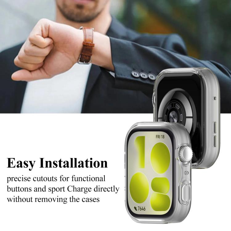 For Huawei Watch Fit 5 Pro xDfind Full-Coverage Electroplated TPU Watch Case