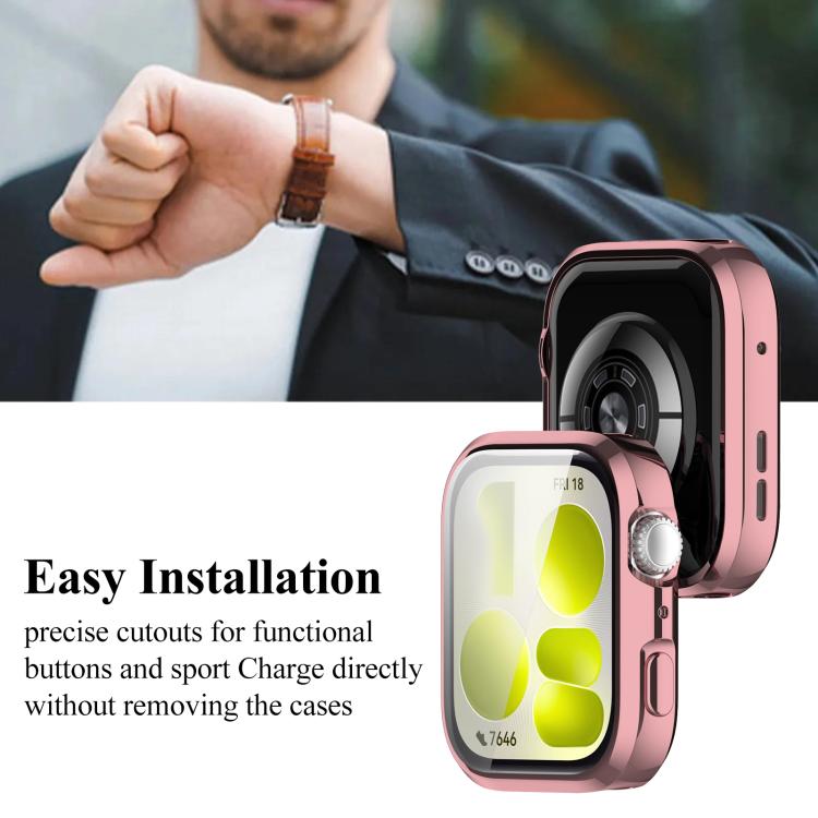 For Huawei Watch Fit 5 Pro xDfind Full-Coverage Electroplated TPU Watch Case