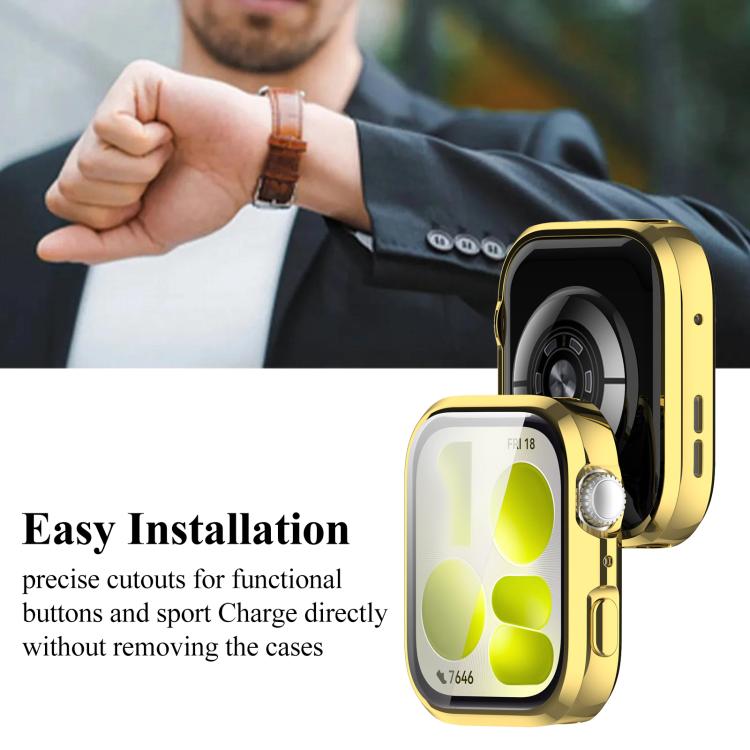 For Huawei Watch Fit 5 Pro xDfind Full-Coverage Electroplated TPU Watch Case