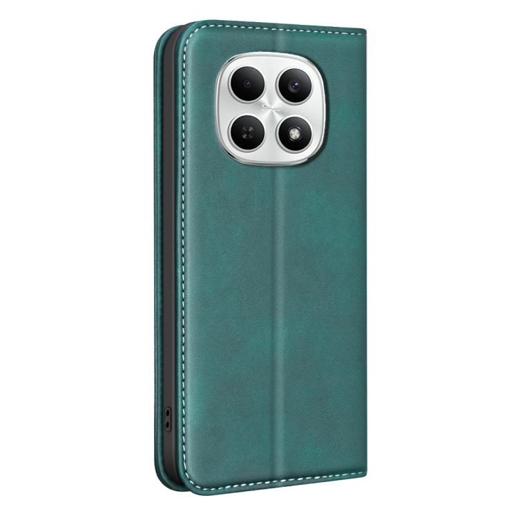 For Redmi Note 15 Global 164mm BINFEN COLOR Calfskin Texture Magnetic RFID Vegan Leather Phone Case