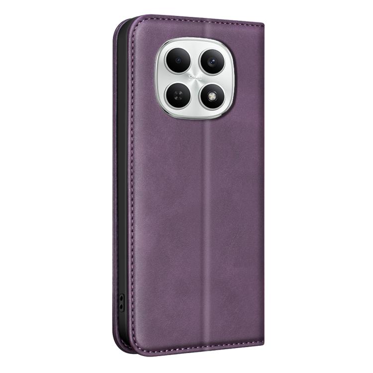 For Redmi Note 15 Global 164mm BINFEN COLOR Calfskin Texture Magnetic RFID Vegan Leather Phone Case