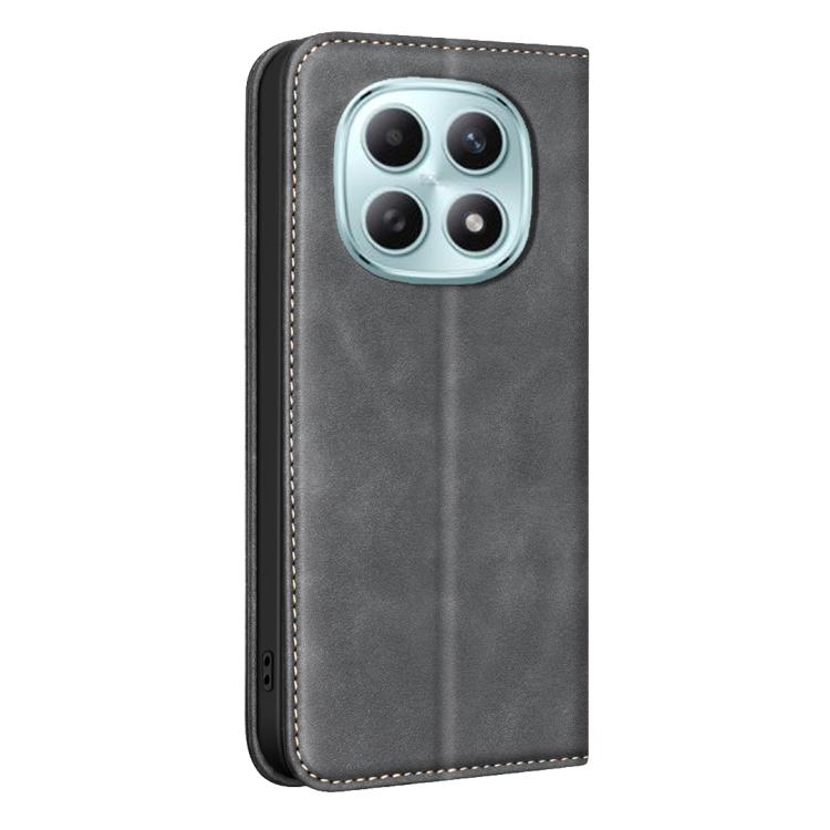 For Redmi Note 15 Pro 4G Global 163.2 BINFEN COLOR Calfskin Texture Magnetic RFID Vegan Leather Phone Case