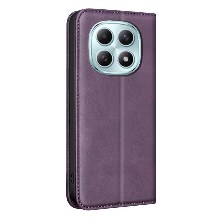 For Redmi Note 15 Pro 4G Global 163.2 BINFEN COLOR Calfskin Texture Magnetic RFID Vegan Leather Phone Case