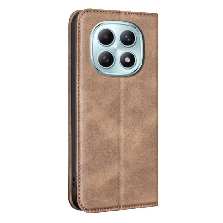 For Redmi Note 15 Pro 4G Global 163.2 BINFEN COLOR Calfskin Texture Magnetic RFID Vegan Leather Phone Case