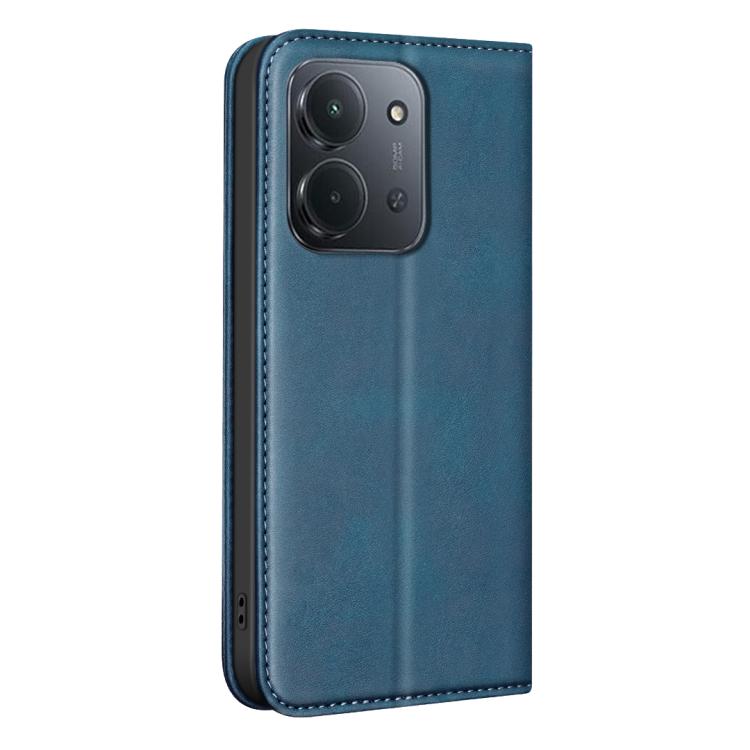 For Redmi 15C 5G / 4G EU 173mm BINFEN COLOR Calfskin Texture Magnetic RFID Vegan Leather Phone Case