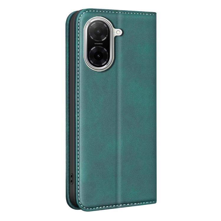 For Redmi A5 4G 171.7mm BINFEN COLOR Calfskin Texture Magnetic RFID Vegan Leather Phone Case